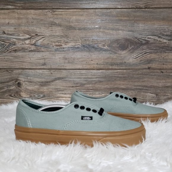 New Vans Authentic Gum Shadow Grey Sneakers - Picture 7 of 8